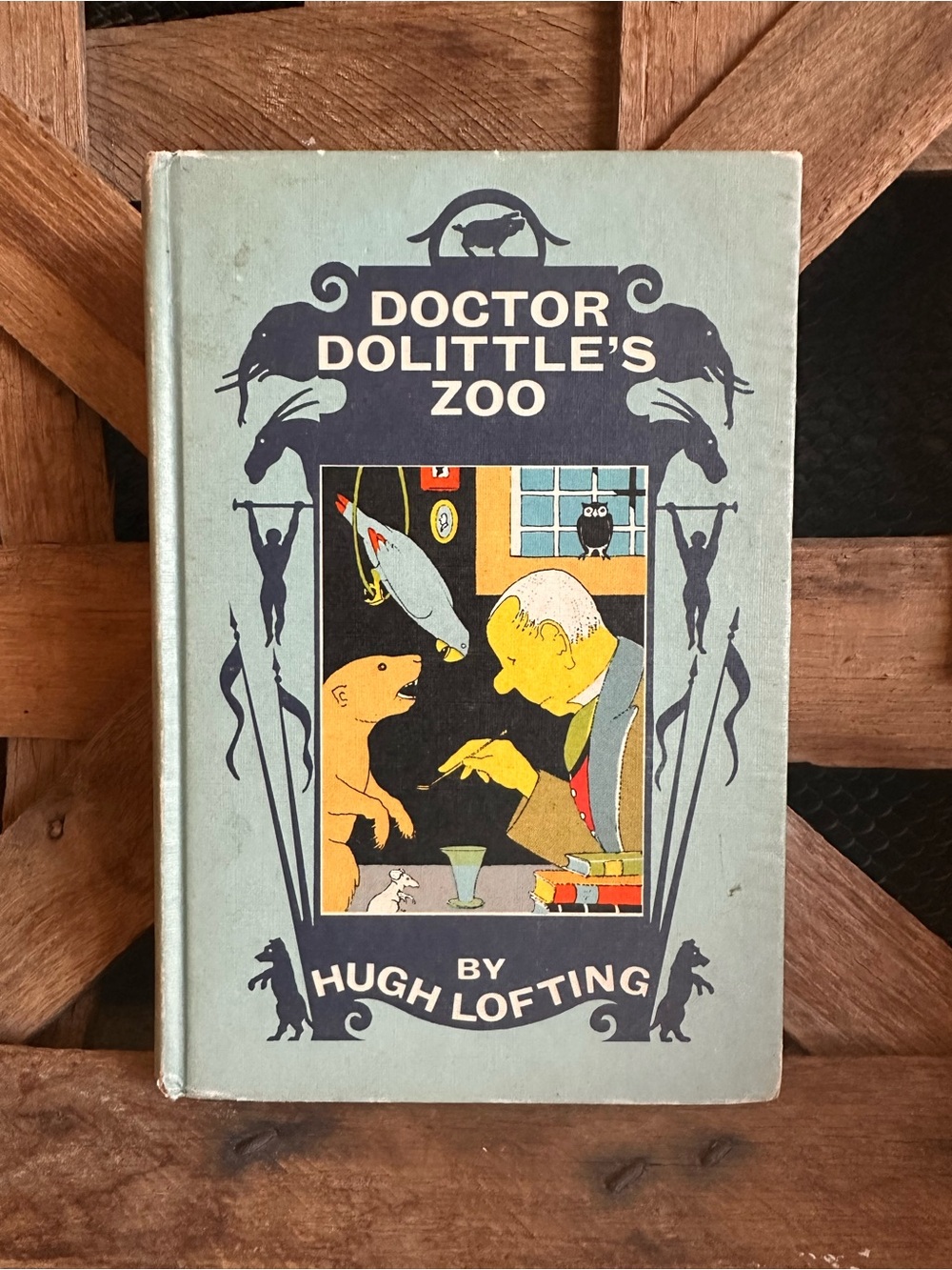 Dr Dolittle's Zoo - 1953 - By Hugh Lofting - Hardcover Illustrated